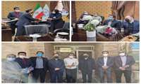 تبریک و قدردانی ریاست محترم بانک ملی خاتم و هیئت همراه به مناسبت رزو پرستار